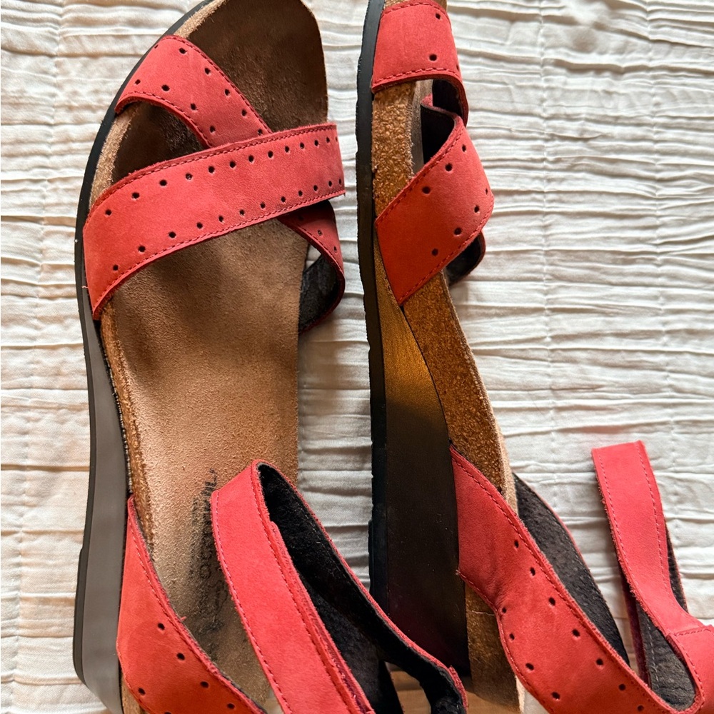 Naot Women's Red Sandals - Picture 3 of 5